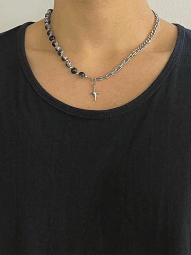 Unisex Shining Crack Necklace