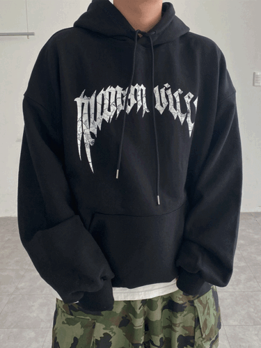 Premium lettering heavy hoodie (5C)