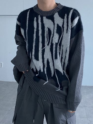 [2/19입고]Blur dumble knit
