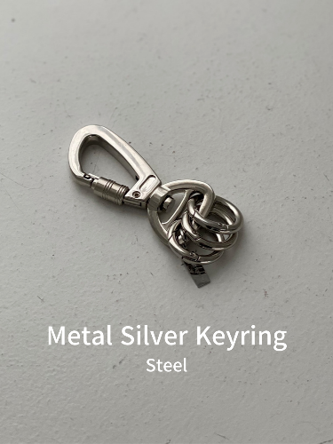 Metal Silver Keyring